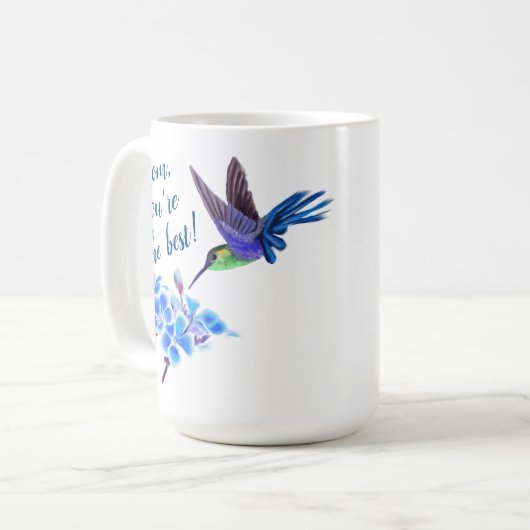 Mug Mère des colibris et des fleurs (Devant gauche)