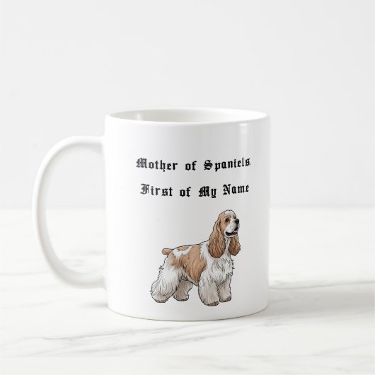 Mug Mère des Espagnols, Prénom de mon nom (Gauche)