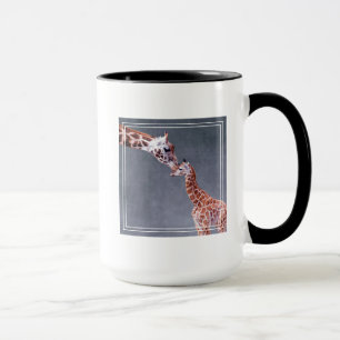 Mug Mère des images de Getty et girafe de bébé