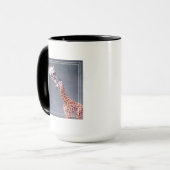 Mug Mère des images | de Getty et girafe de bébé (Devant gauche)