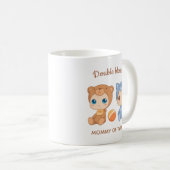 Mug Mère des jumeaux bébé chat ours Jumpsuit (Devant droit)