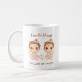 Mug Mère des jumeaux Petites filles (Gauche)