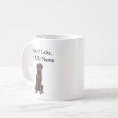 Mug Mère des laboratoires, prénom de mon nom (Devant gauche)