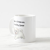 Mug Mère des Maltais, Prénom de mon nom (Devant gauche)
