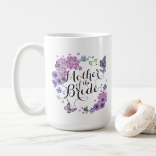 Mug Mère des papillons de jeune mariée épousant la