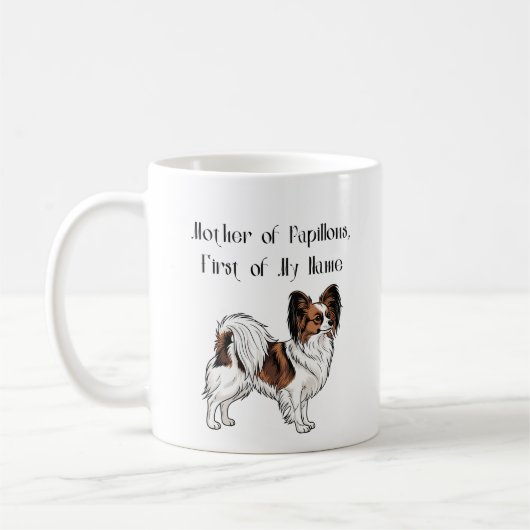 Mug Mère des Papillons, Première de Mon Nom (Gauche)