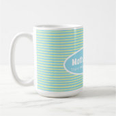 Mug Mère drôle de la grande famille Pastel Stripe pers (Gauche)