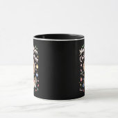 Mug Mère du badge de Noël Chaos Doré (Centre)
