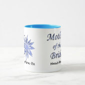 Mug Mère du bleu de jeune mariée (Centre)