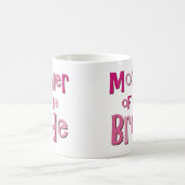 Mug Mère du brun de rose de jeune mariée (Centre)