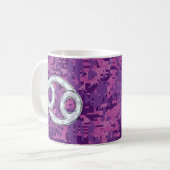 Mug Mère du cancer de la perle Connexion Zodiac sur Ca (Devant gauche)