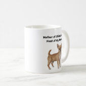 Mug Mère du Chihuahuas, Prénom de mon nom (Devant droit)