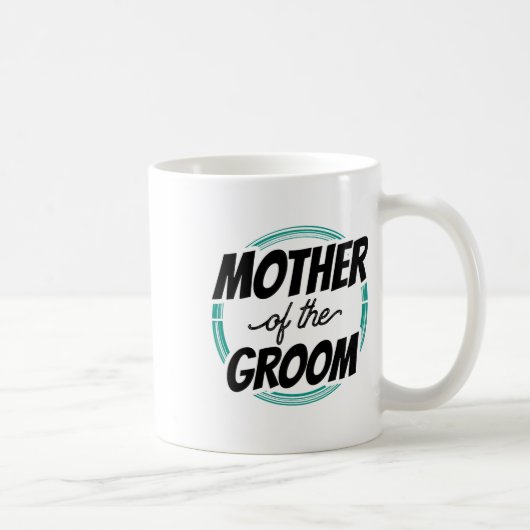 Mug Mère du marié, enterrement de vie de garçon, maman (Droite)