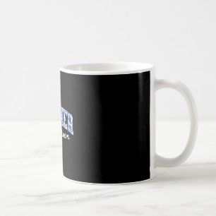 Mug Mère du marié floral bleu chinoiserie