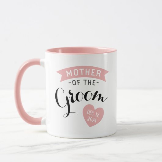 Mug Mère du marié personnalisée (Gauche)