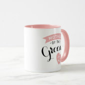 Mug Mère du marié personnalisée (Devant droit)