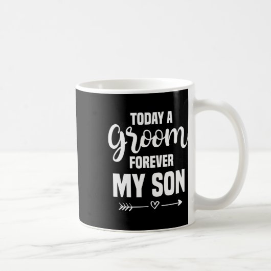 Mug Mère du marié pour toujours mon fils Mère de maria (Droite)