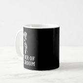 Mug Mère du marié squelette gothique Bachelor Weddi (Devant gauche)