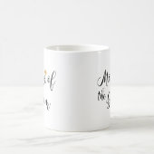 Mug Mère du Marié Texte Noir (Centre)