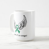 Mug Mère d'un ange - l'anencéphalie (Devant gauche)