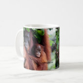 Mug Mère et bébé d'orang-outan (Devant gauche)