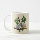 Mug mère et bébé koala ours eucalyptus arbre beige (Gauche)