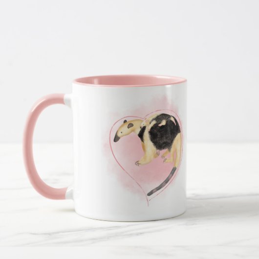 Mug Mère et bébé tamandua anteater Meilleure maman jam (Gauche)
