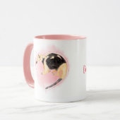 Mug Mère et bébé tamandua anteater Meilleure maman jam (Devant gauche)