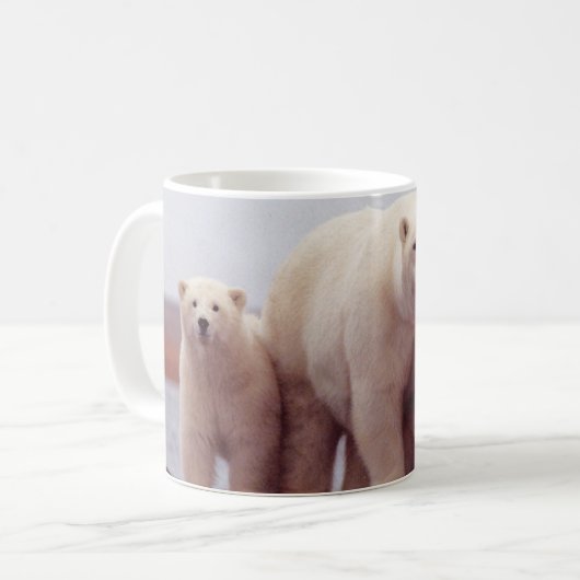Mug Mère et CUB d'ours blanc (Devant gauche)