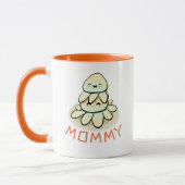 Mug mère et enfant kawaii pieuvre  (Gauche)