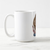 Mug Mère et fille, cheveux longs, art du dos (Gauche)