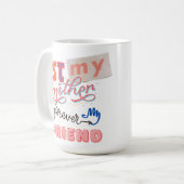 Mug Mère Et Fille En Robe Violette Illustration (Devant gauche)