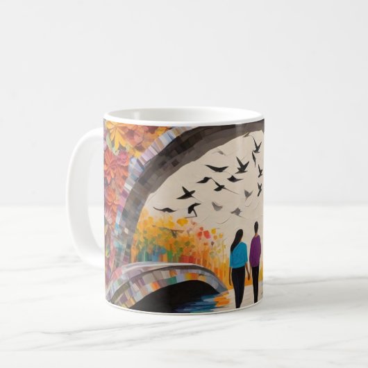 Mug Mère et Fille : Étapes de l'amour (Devant gauche)