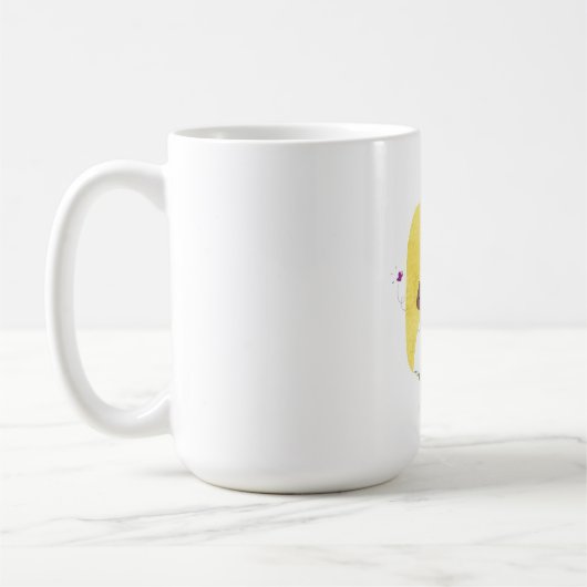 Mug Mère et fille Tournesol jaune (Gauche)