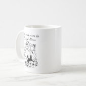 Mug Mère Et Filles Line Art (Devant gauche)