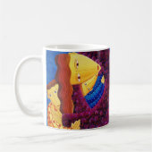 Mug Mère et Fils Peinture familiale contemporaine (Gauche)