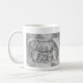 Mug Mère et poulain (Gauche)