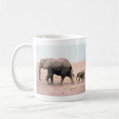 Mug Mère et veau d'éléphant (Gauche)
