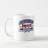 Mug Mère fière de police (Gauche)
