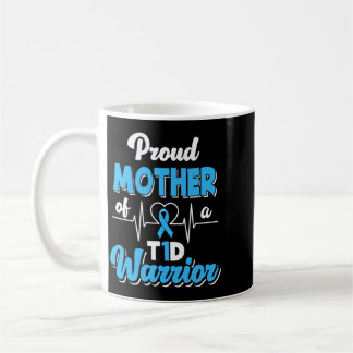 Mug Mère fière d'un guerrier T1d diabétique homme