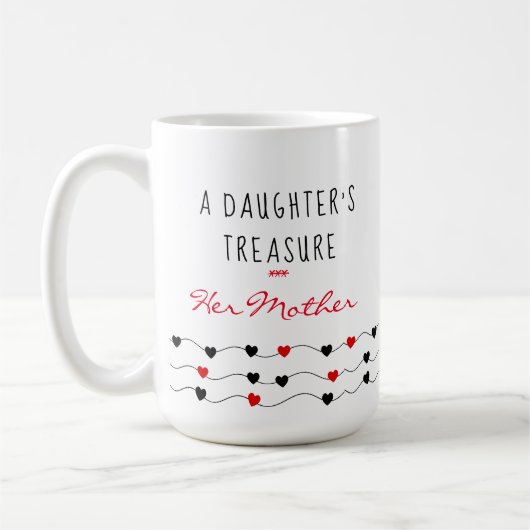 Mug Mère fille amour | Fête des mères (Gauche)