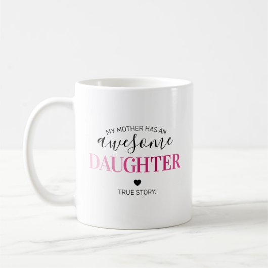 Mug Mère Fille Drôle (Gauche)
