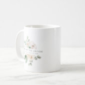 Mug Mère florale blanche de la chambre (Devant gauche)