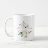 Mug Mère florale blanche de la chambre (Gauche)