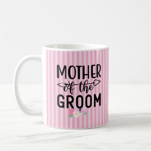 Mug Mère florale du marié (Gauche)