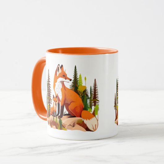 Mug Mère Fox et kit (Devant gauche)