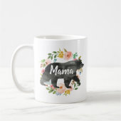 Mug Mère Gift Mama Bear Maman Floral Cute Flowers (Gauche)