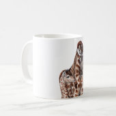 Mug Mère Giraffe avec Bébé Giraffe (Devant gauche)