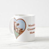 Mug Mère Guernesey Vache et Mignonne Veau (Devant gauche)