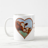 Mug Mère Guernesey Vache et Mignonne Veau (Gauche)
